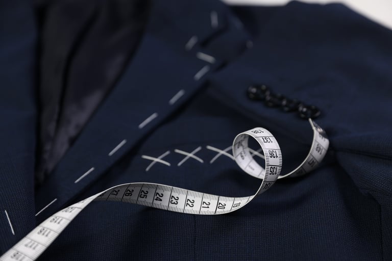 Tailor measuring jacket