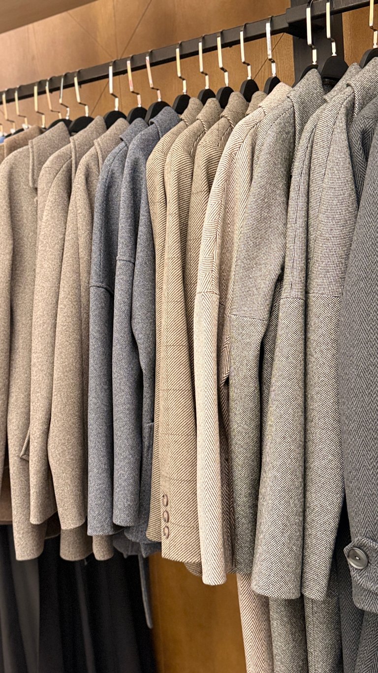 Suits row in store
